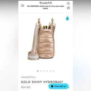 NWT Water Bottle Bag - Wanderfull